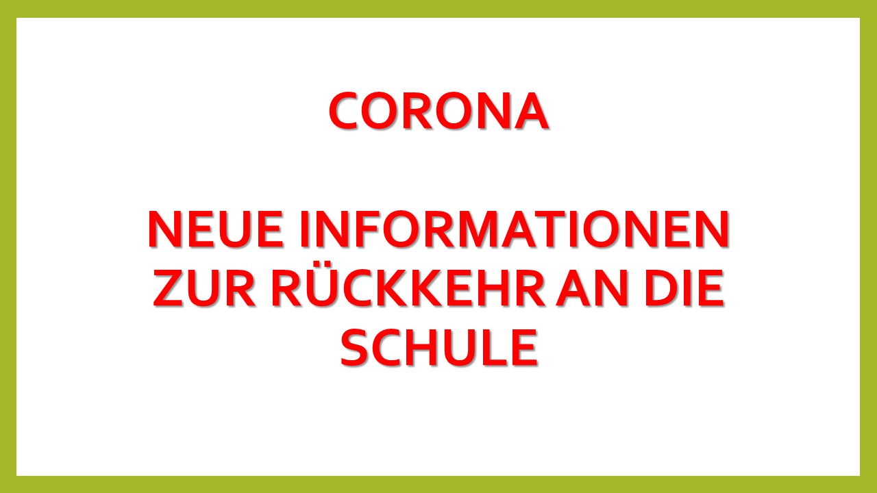 Corona - INFO