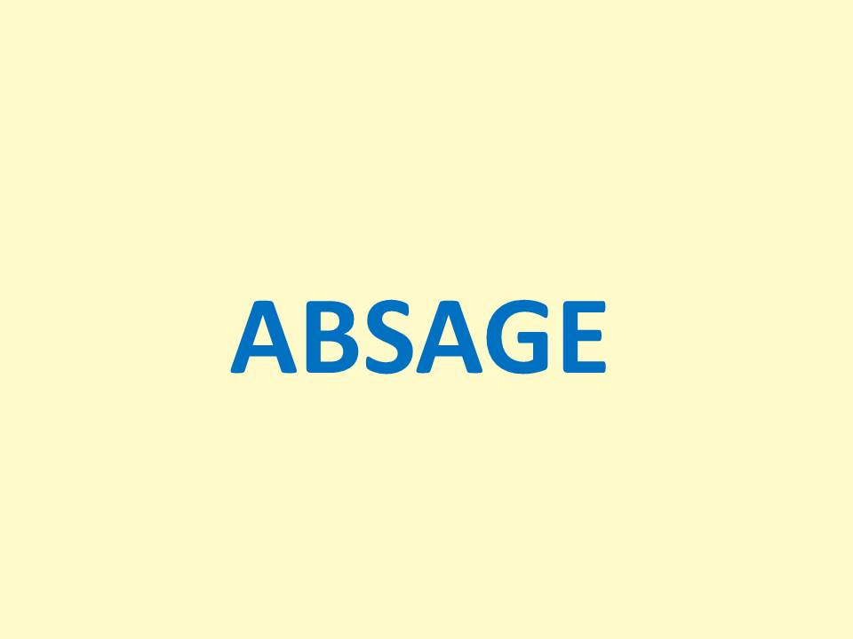 ABSAGE